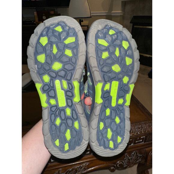 ⭐️ Unisex Merrell Waterproof Leather Hiking Shoes Size 4 Wide - Picture 5 of 5